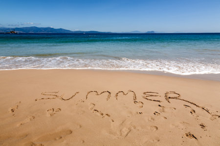 Summer on the beachの写真素材