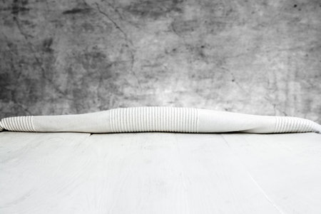 Empty wooden table background and textureの写真素材