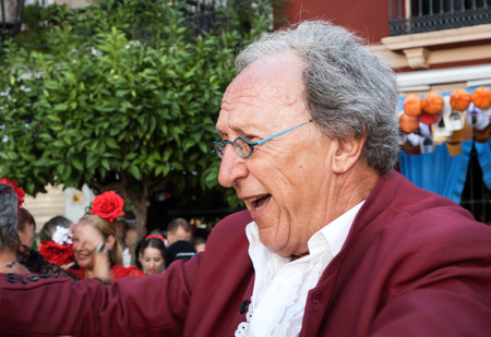 Man dancing flamenco in Andalucia Spainのeditorial素材