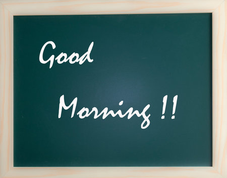 Advertising blackboard with frameの写真素材