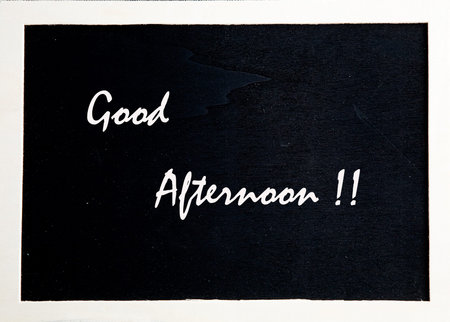 Advertising blackboard with frame