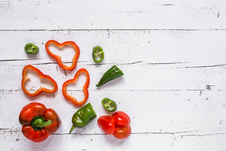 Mix of fresh vegetables isolatedの写真素材