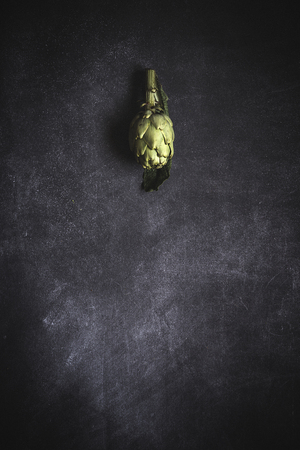 Mix of fresh vegetables on black backgroundの写真素材