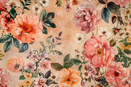 Artistic illustration of very cute little flowers bright colors multicolor watercolor painting with copy space. Simple pattern. Artworkの素材