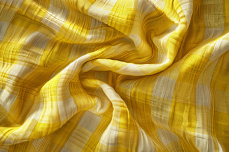 Background of deep peach checkered pattern with a strong fabric texture and suggestive of a cozy woven material. Wallpaperの素材