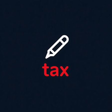 Tax document, pencil icon editing financial form for accounting, paying taxes, and calculating income expensesの素材