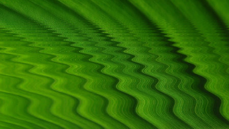 green wave linesの写真素材