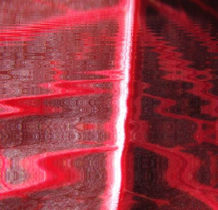 red wave linesの写真素材