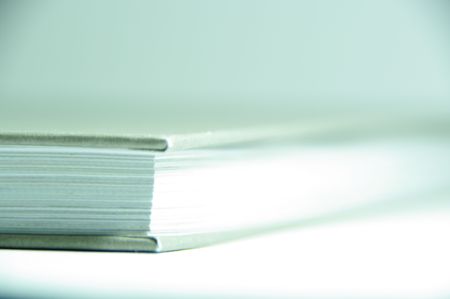 macro shot book grey cornerの写真素材