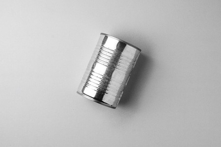 Canned food viewed from aboveの写真素材