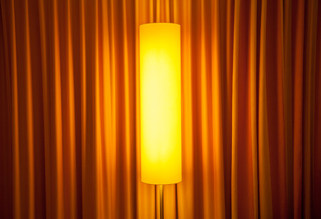 Floor lamp Curtainの写真素材