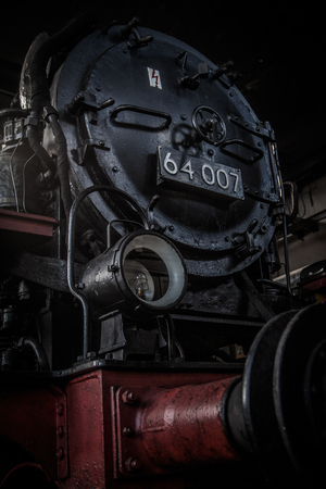 locomotive steam boilerの写真素材