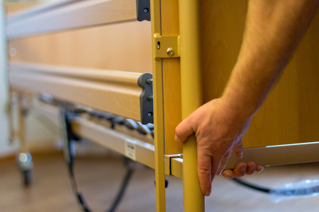 montage from a nursing bedの写真素材