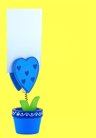 Heart-shaped paper clip  For the record you like の写真素材