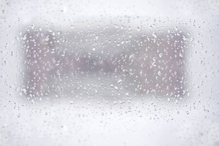 Abstract Water Drops Background with copy spaceの写真素材