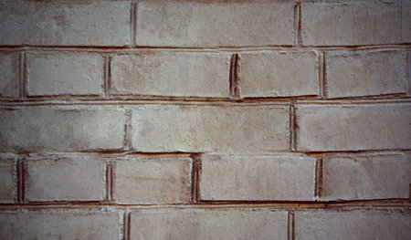 White brick wall background. Detail of a white brick wall texture.