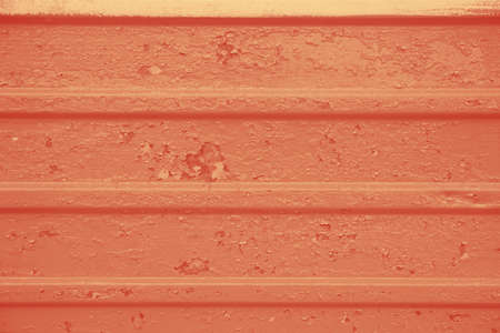 Coral painted metal. metal background. Textureの写真素材
