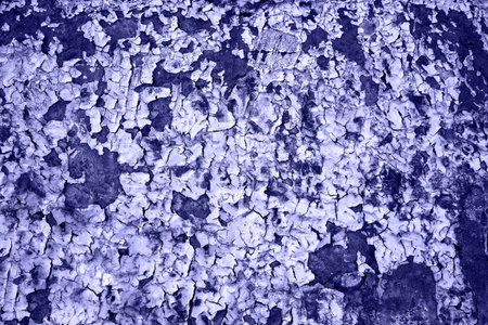 Old wall grunge background with delicate abstract texture and dirty paint. Blue paint with brush and...