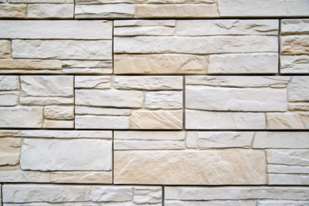 Background of blue bricks. Wall of blue bricks. The texture of the wall. Texture of blue decorative...