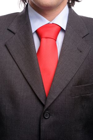 Detail of a suit and a tie, isolatedの写真素材