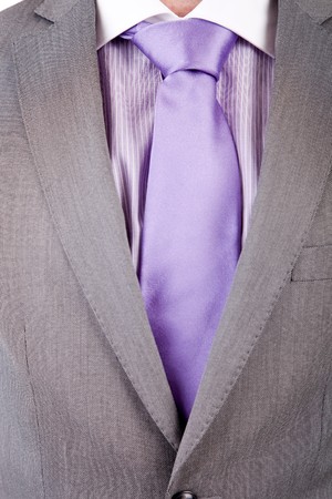 Detail of a suit and a tieの写真素材