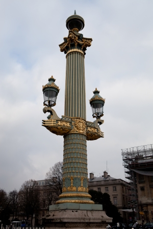 Beautiful Lamp in Paris, Franceの写真素材