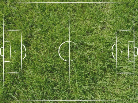 football field top viewの写真素材