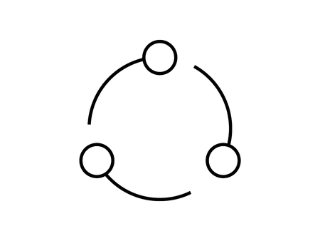 itteration symbolのイラスト素材