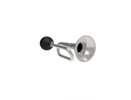 3D rendering of a air horn isolated on white studio background.の写真素材