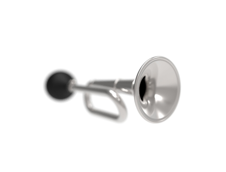 3D rendering of a air horn isolated on white studio background.の写真素材
