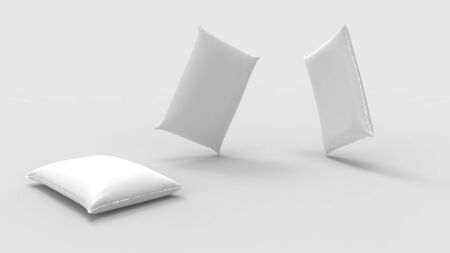 3D rendering of a packaging cartboard pack template product isolated clean studioの写真素材