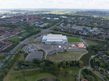 Arnhem 21th of September 2022, The Netherlands. GelreDome is a multifunctional stadium in Arnhem South. Home of football club Vitesse. European Football Championship stadium.のeditorial素材