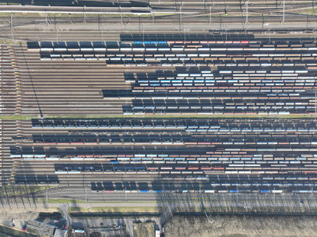 A bustling hub of activity, the Kijfhoek train depot is a marvel of transportation logistics in the...