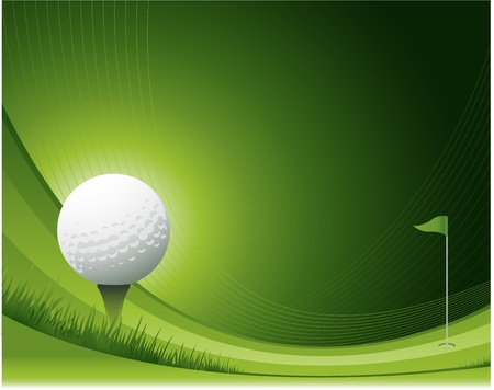 Golf backgroundのイラスト素材