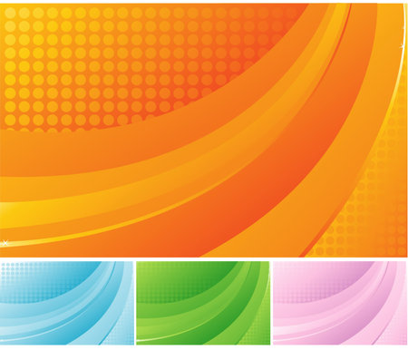 abstract orange summer backgroundのイラスト素材