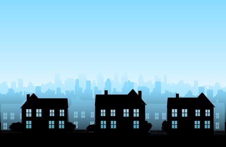 Real estate backgroundのイラスト素材