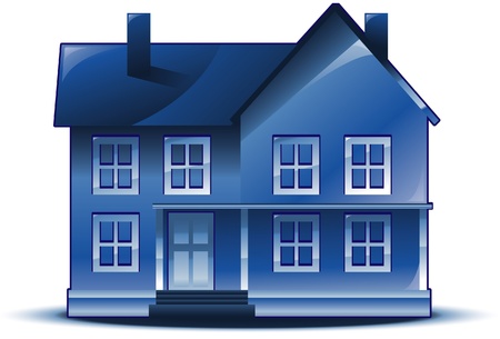 Real estate house logoのイラスト素材