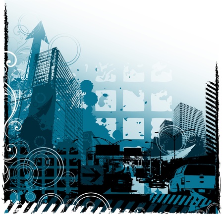 Grunge urban designのイラスト素材