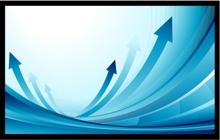 financial arrow backgroundのイラスト素材