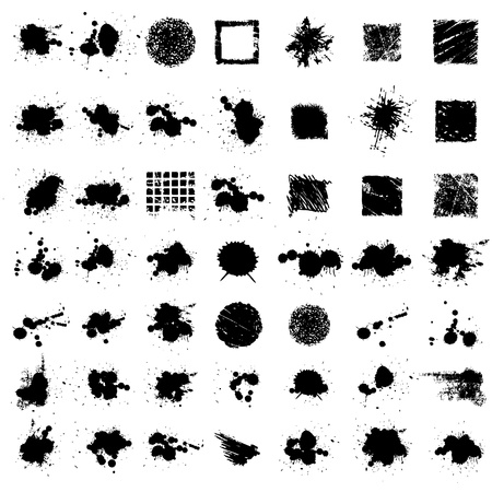 collection of grunge elementsのイラスト素材