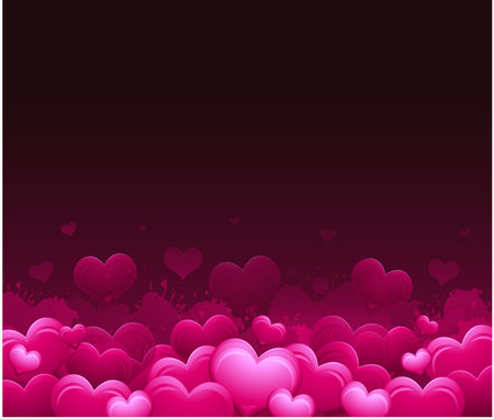 valentine's day greeting cardのイラスト素材