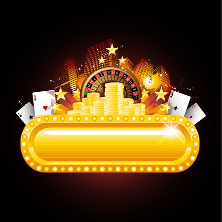 Casino signのイラスト素材