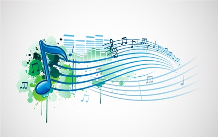 music note backgroundのイラスト素材