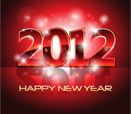New Year Eve 2012 Backgroundのイラスト素材