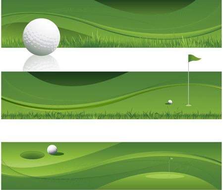 green abstract golf background designのイラスト素材