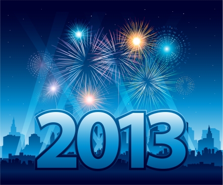 New Year Eve backgroundのイラスト素材