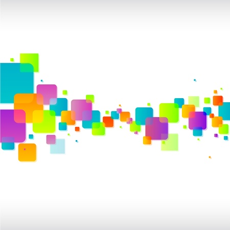 Abstract colorful square backgroundのイラスト素材