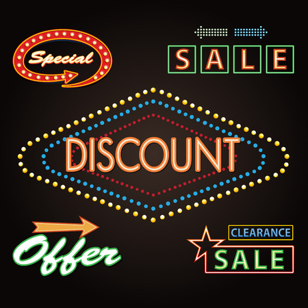 Retro banner motel sign eps 10のイラスト素材