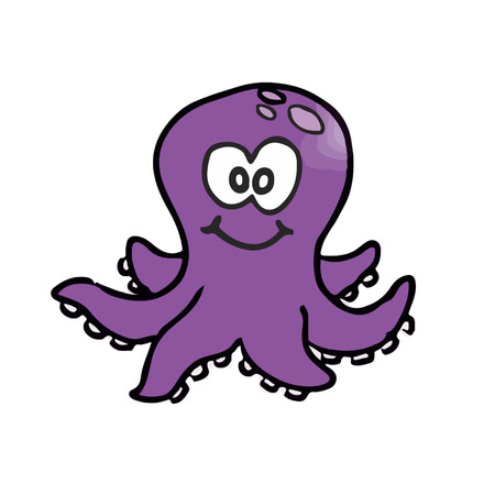 octopusのイラスト素材