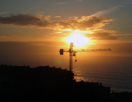 crisis in construction real estateの写真素材